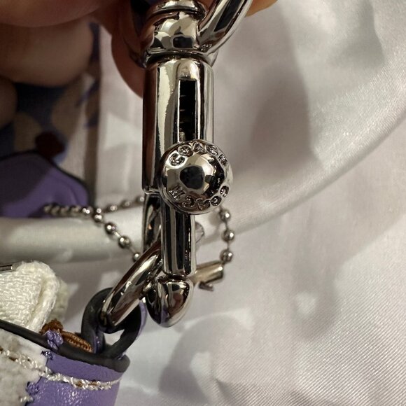 Coach Handbag With Blueberry Print - Picture 8 of 8